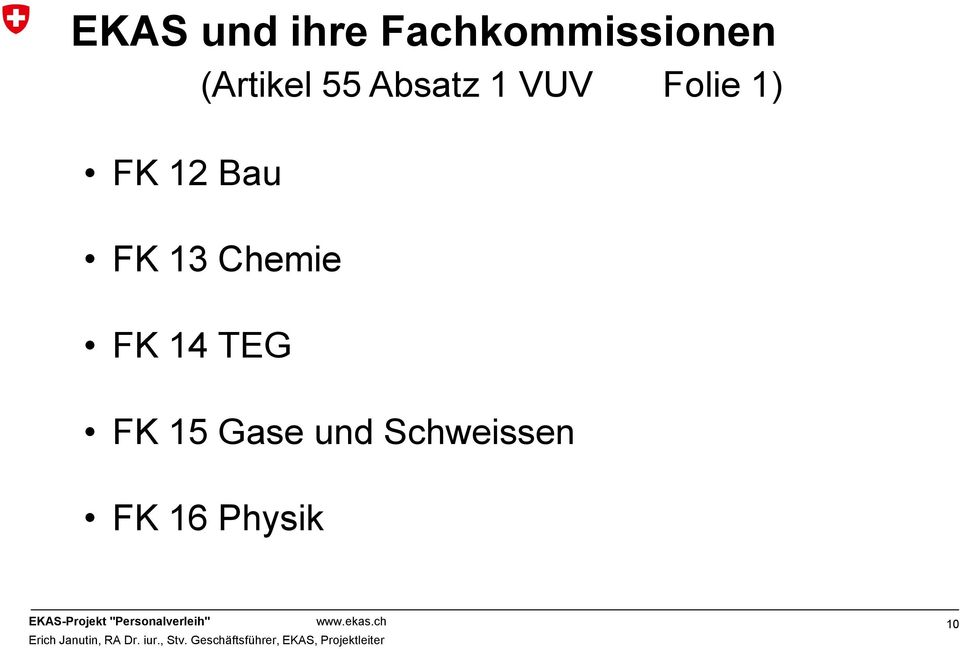 FK 12 Bau FK 13 Chemie FK 14 TEG