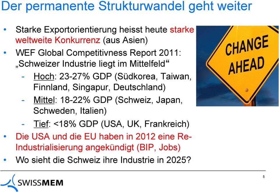 Singapur, Deutschland) - Mittel: 18-22% GDP (Schweiz, Japan, Schweden, Italien) - Tief: <18% GDP (USA, UK, Frankreich) Die