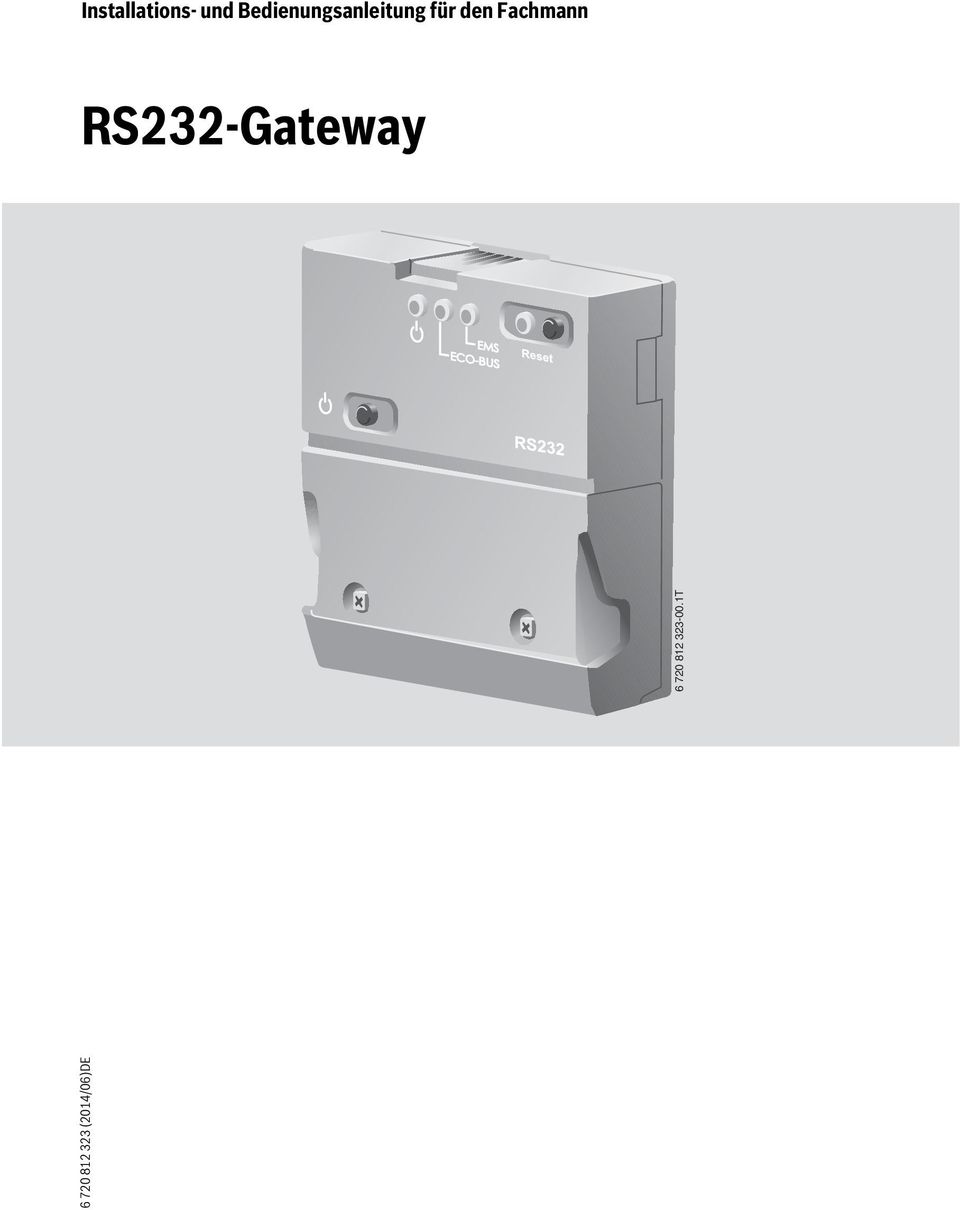 Fachmann RS232-Gateway 6 720