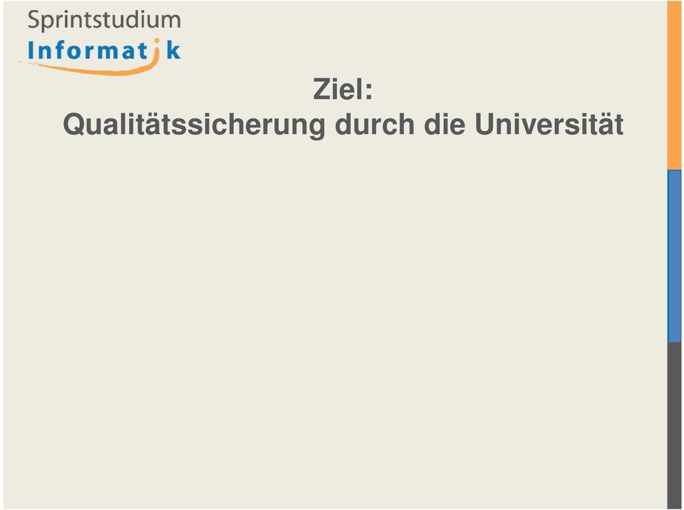 entsprechenden Studiengangs der Universität auf