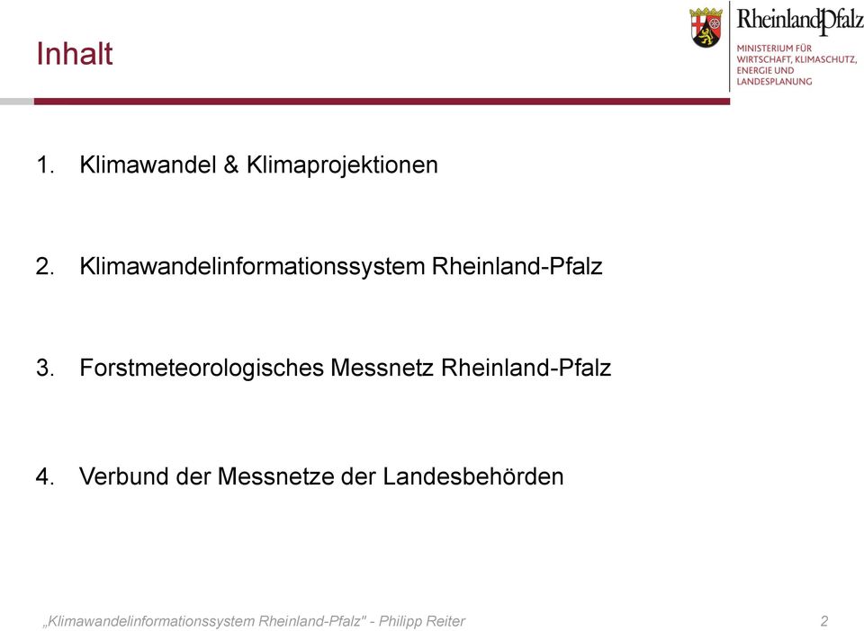 Forstmeteorologisches Messnetz Rheinland-Pfalz 4.