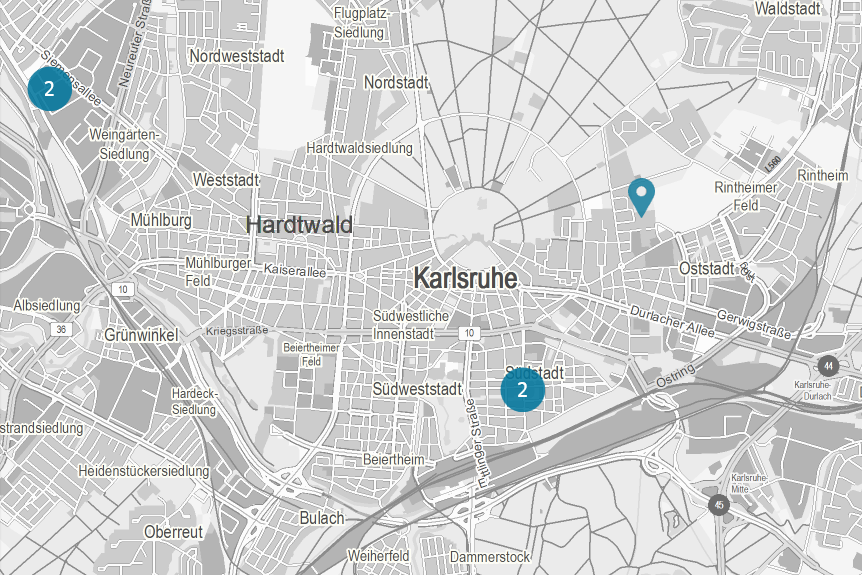 Online-Landkarte Industrie 4.