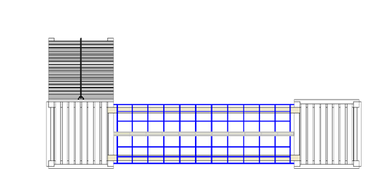 Spielturmkombinationen Klassische Spieltürme Tarzanbrücke 300 cm lang, mit Seilaufstieg Ø 14 cm Fr. 1 800.