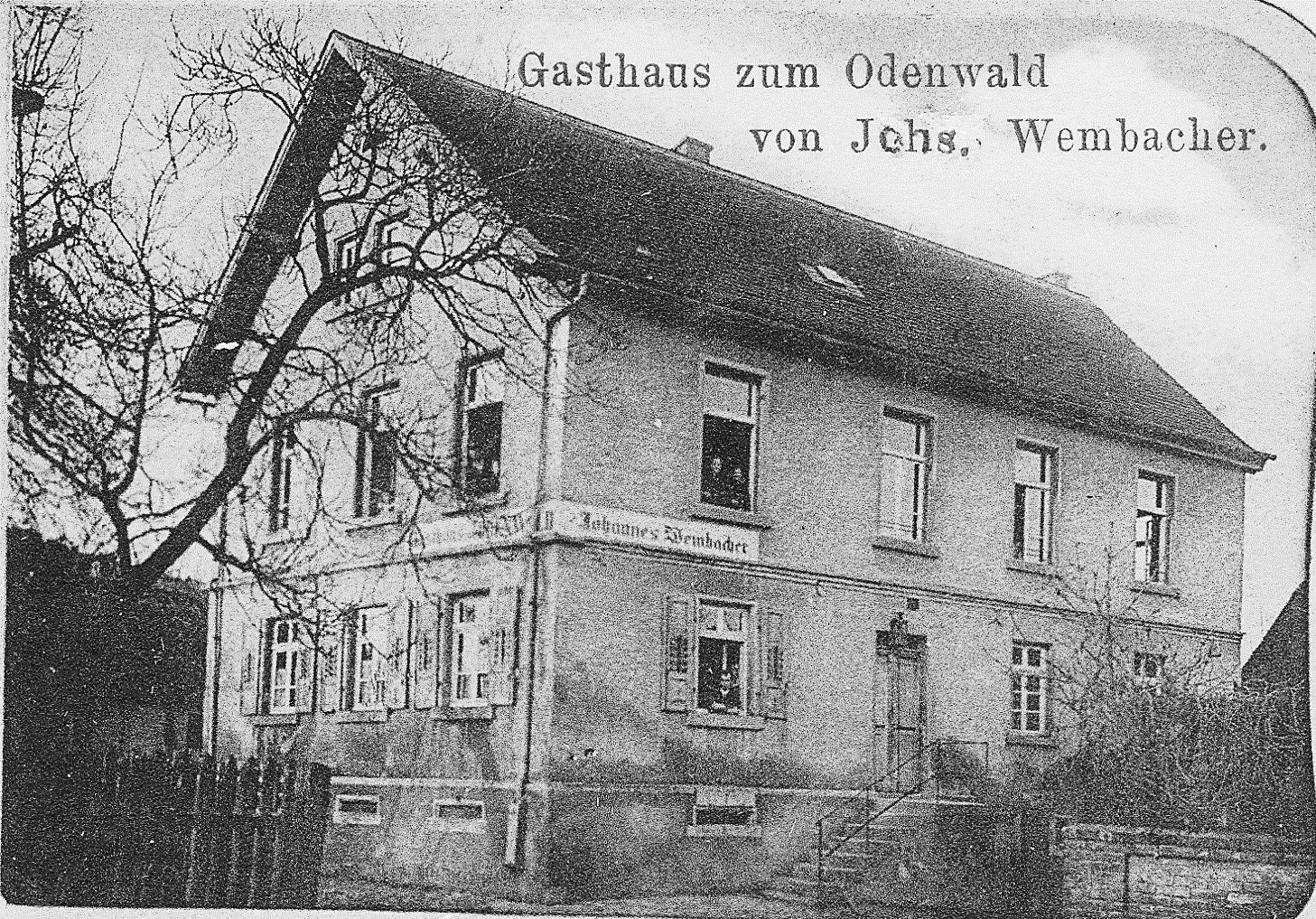 Arbeitsstätten in Waschenbach Georg Wembacher IV, Ortsstraß 8 Der Name des französischen Kriegsgefangenen, der dort