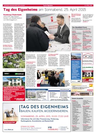 Thematische Auftritte 2016 Sonderveröffentlichungen Monat Thema Erscheinungstermin Anzeigenschluss Januar Neues vom Immobilienmarkt Sa, 30.01. Fr, 15.01. März Wohnungsbaugenossenschaften Sa, 05.03.