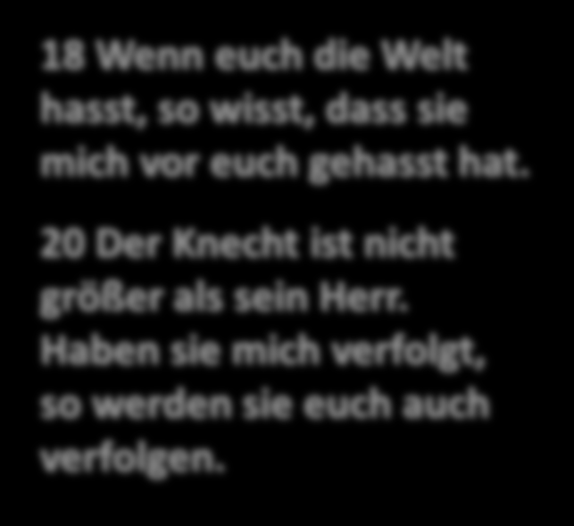 So wie Jesus dem Vater gehorcht, gehorchen wir Jesus (Joh 15,10). So wie der Vater Jesus informiert, informiert Jesus uns (Joh 15,15).