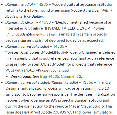 Fallgrube #2: Abhängigkeiten / Updates Xamarin setzt die native SDK s ein: ios Xcode Android Command Line Tools SDK s NDK VS Plugin