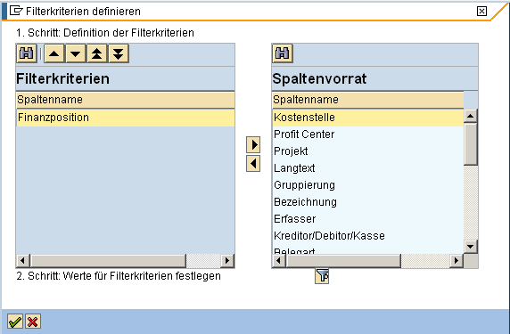 ALV - SAP Portal Ergebnis: Es kann ebenso nach Bezeichnungen gesucht werden.
