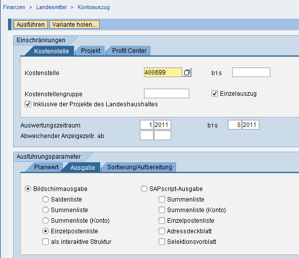 ALV - SAP Portal 1 Allgemeine Hinweise zur ALV-Sicht und deren Funktionalitäten Die Abkürzung ALV steht für ein spezielles Ausgabeformat am Bildschirm, das im SAP-System mit Hilfe eines