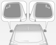 248 Fahren und Bedienung Toter-Winkel-Warnung Die Funktion Toter-Winkel-Warnung erkennt Objekte, die sich rechts oder links vom Fahrzeug im toten Winkel befinden.