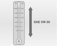 312 Service und Wartung Motoröl-Viskositätsklassen SAE 5W-30 ist die beste Viskositätsklasse für Ihr Fahrzeug. Verwenden Sie keine Öle anderer Viskositätsklassen wie SAE 10W-30, 10W-40 oder 20W-50.