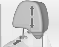 Sitze, Rückhaltesysteme 35 Kopfstützen der Vordersitze Die Kopfstützen der Vordersitze sind je nach Fahrzeugausrüstung folgendermaßen einstellbar: Höhen- und Abstandseinstellung Nur Höheneinstellung