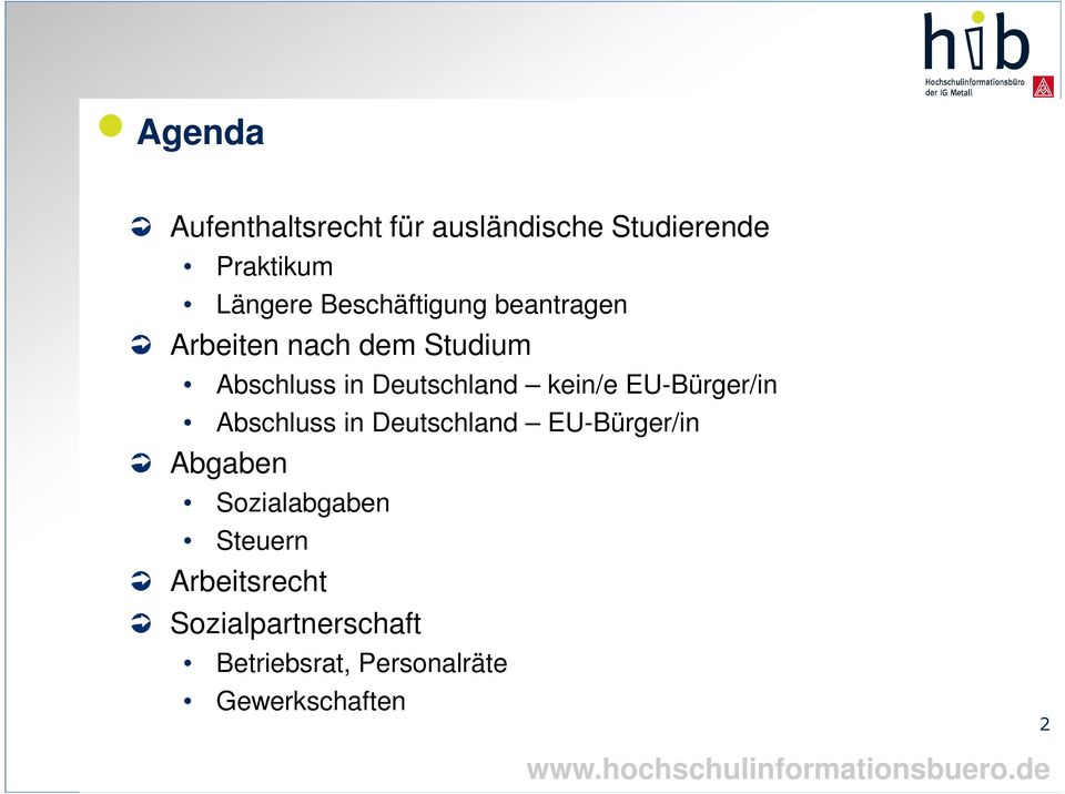 kein/e EU-Bürger/in Abschluss in Deutschland EU-Bürger/in Abgaben