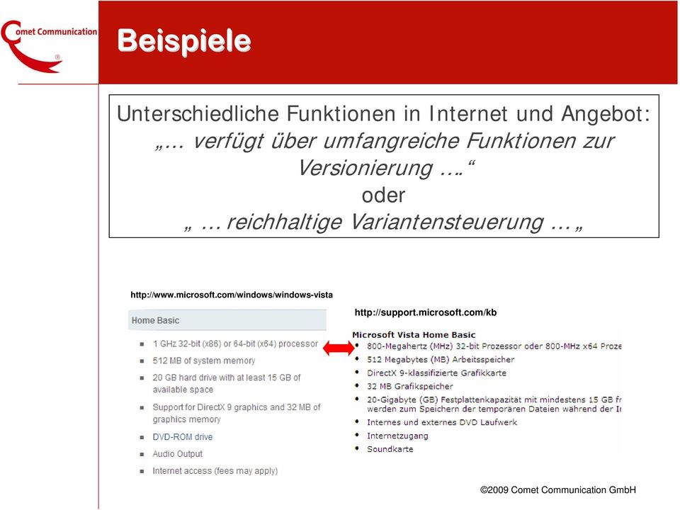 .. verfügt über umfangreiche Funktionen zur Versionierung.