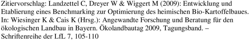 In: Wiesinger K & Cais K (Hrsg.