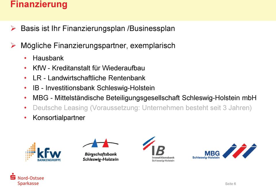 - Investitionsbank Schleswig-Holstein MBG - Mittelständische Beteiligungsgesellschaft