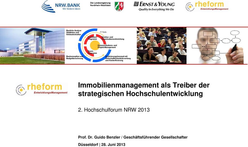 Hochschulforum NRW 2013 Prof. Dr.