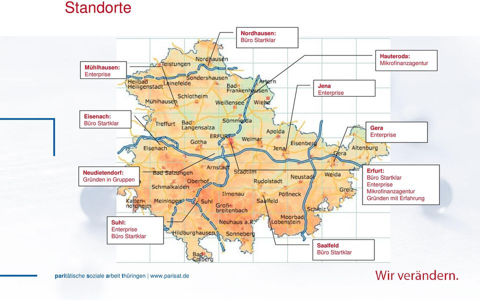 Neudietendorf: Gründen in Gruppen Erfurt: Büro Startklar Enterprise