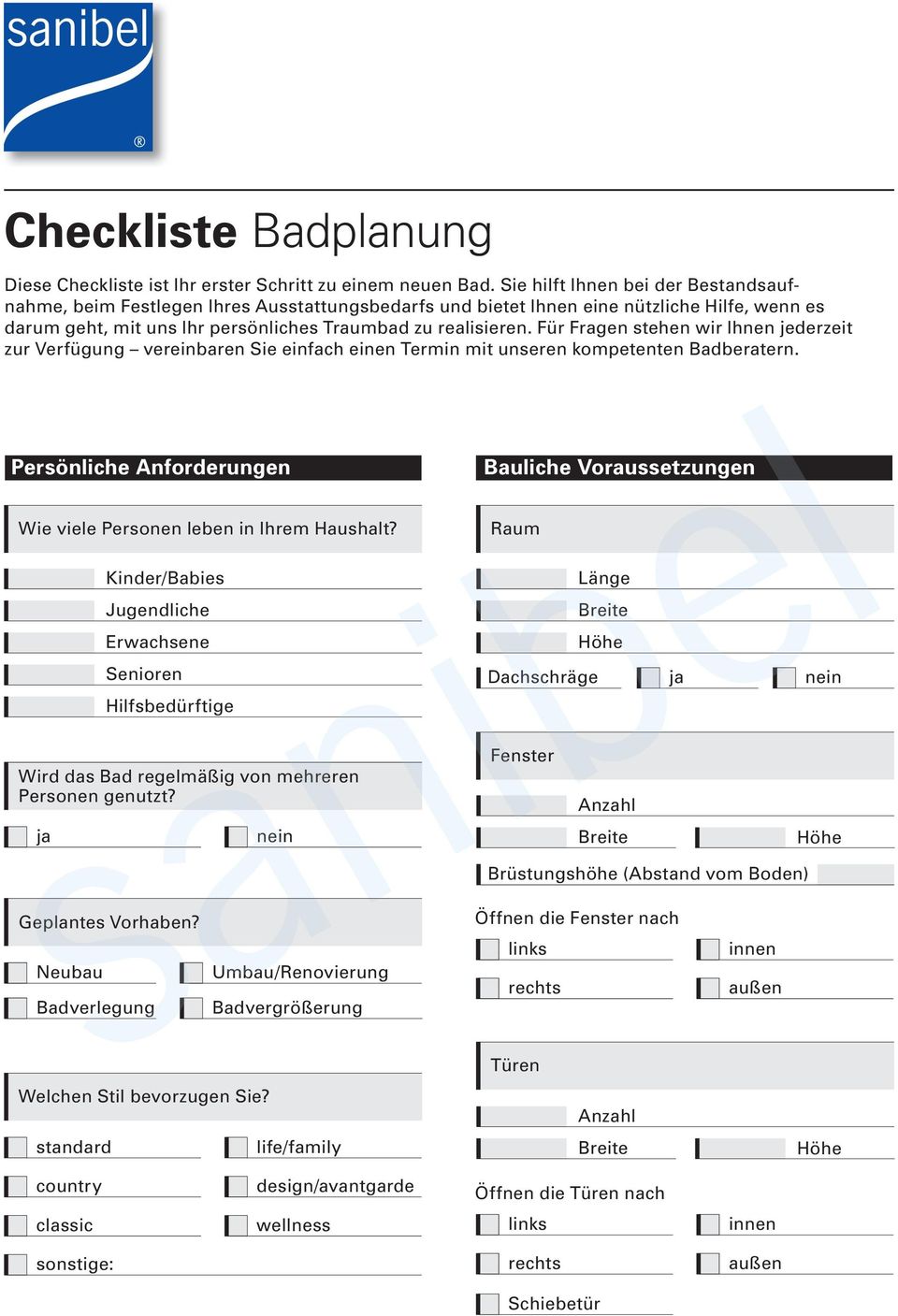 Für Fragen stehen wir Ihnen jederzeit zur Verfügung vereinbaren Sie einfach einen Termin mit unseren kompetenten Badberatern.