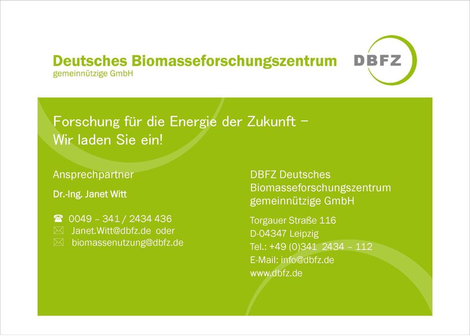 de oder biomassenutzung@dbfz.