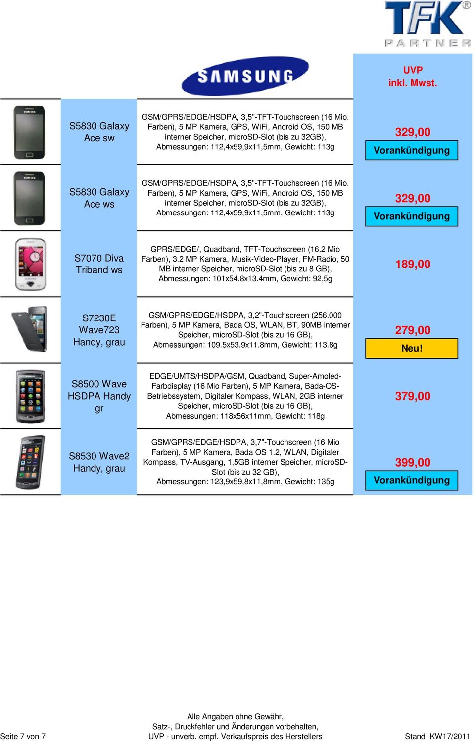 3,5"-TFT-Touchscreen (16 Mio.