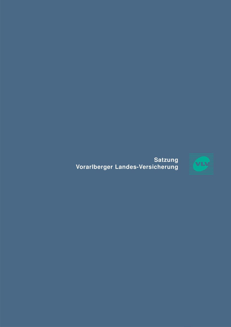 Satzung Vorarlberger