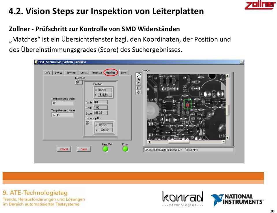 ist ein Übersichtsfenster bzgl.