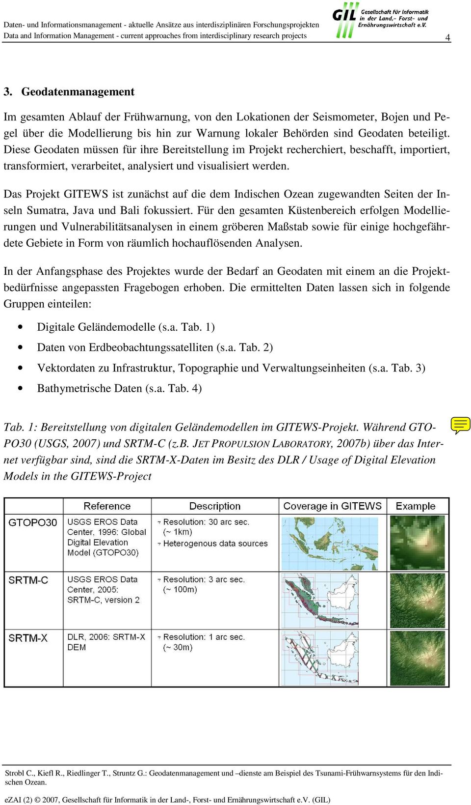 Das Projekt GITEWS ist zunächst auf die dem Indischen Ozean zugewandten Seiten der Inseln Sumatra, Java und Bali fokussiert.
