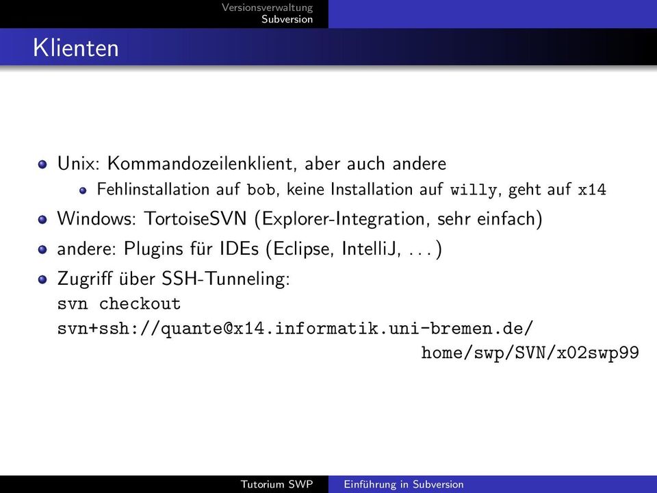einfach) andere: Plugins für IDEs (Eclipse, IntelliJ,.