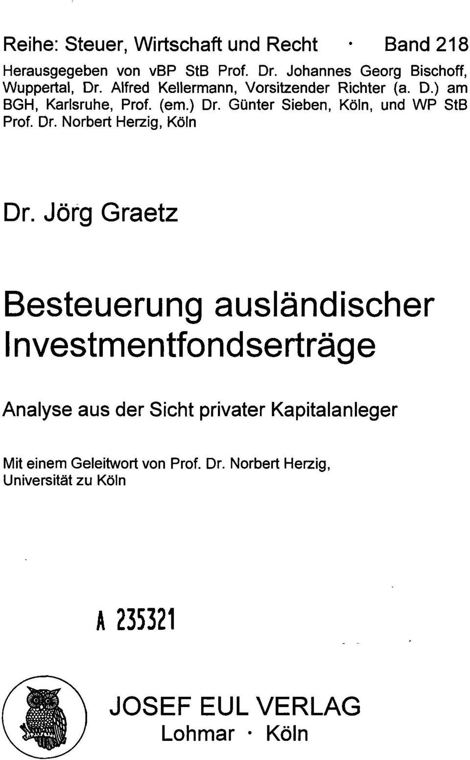 Dr. Norbert Herzig, Köln Dr.