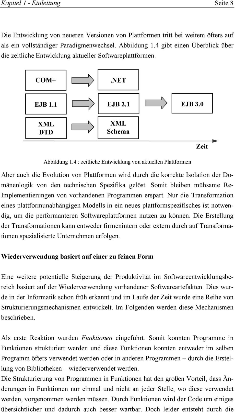 Somit bleiben mühsame Re- Implementierungen von vorhandenen Programmen erspart.