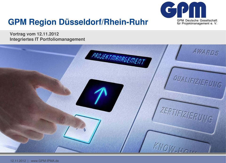 Düsseldorf/Rhein-Ruhr Vortrag