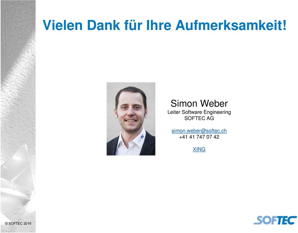 Simon Weber Leiter Software
