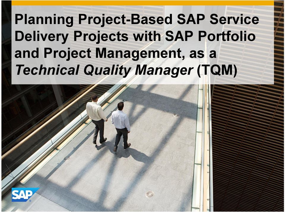 SAP Portfolio and Project