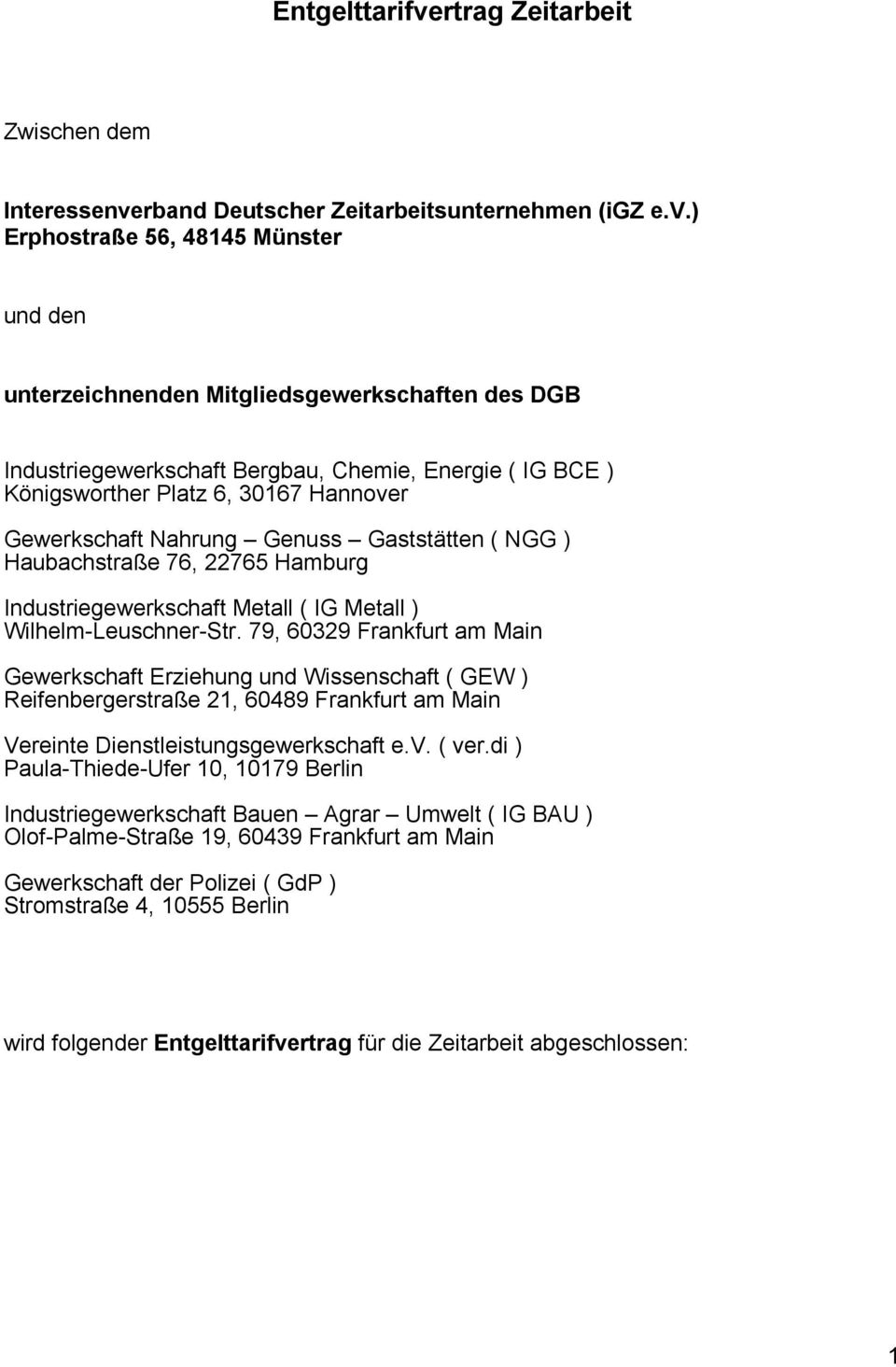 rband Deutscher Zeitarbeitsunternehmen (igz e.v.