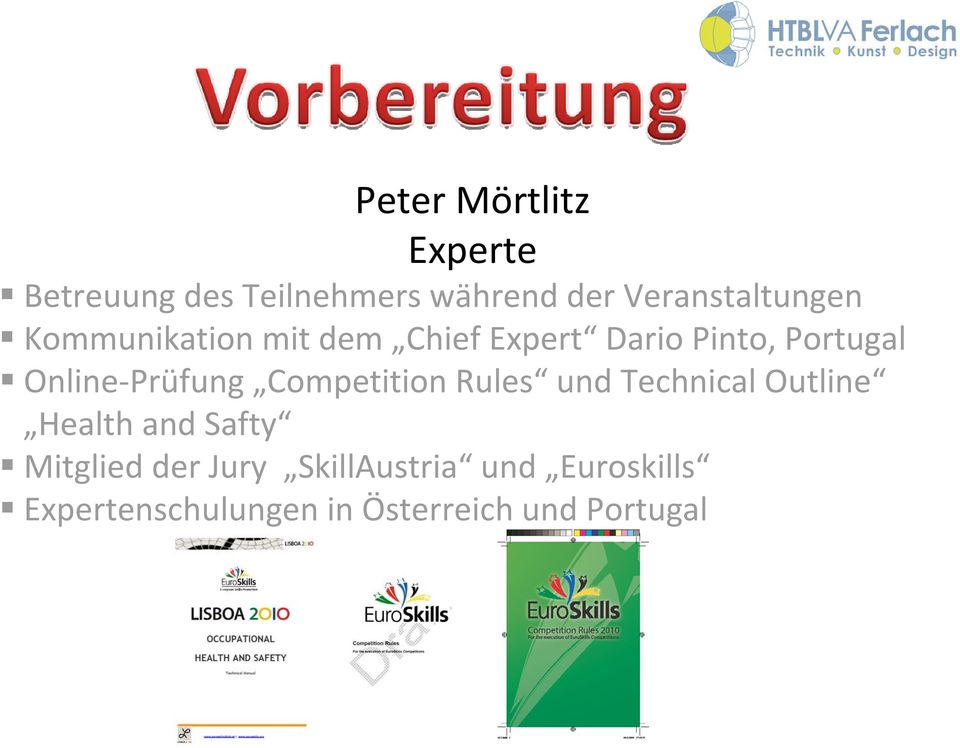 Online Prüfung Competition Rules und Technical Outline Health and Safty