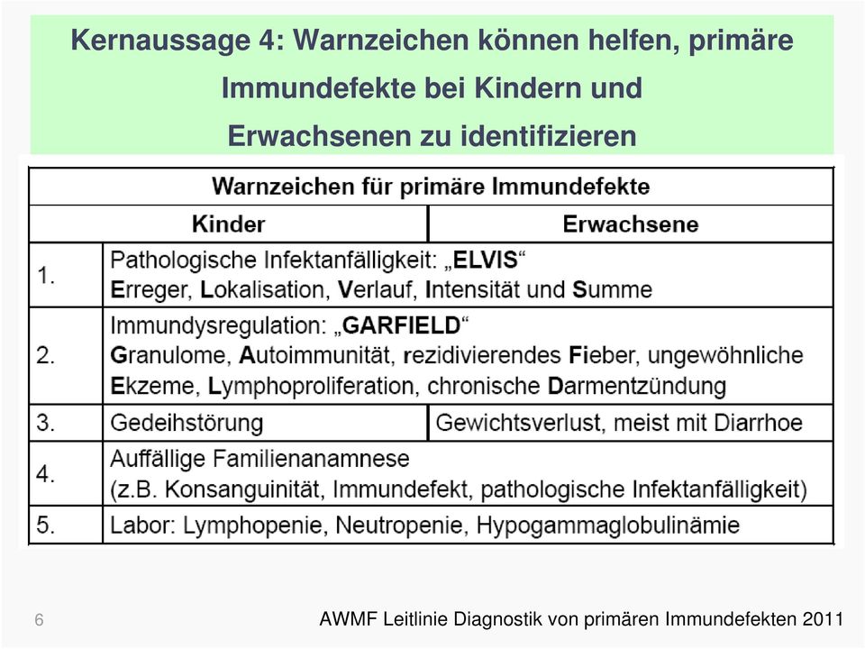 Immundefekte bei Kindern