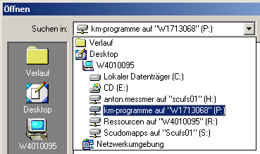 Am Ende der Datenübergabe kommt noch die Meldung, dass das Programm WinZD nicht gefunden wird. Es erscheint folgendes Fenster Wo befindet sich WinZD.exe?