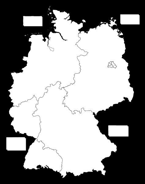 Karte B Karte: Deutschland