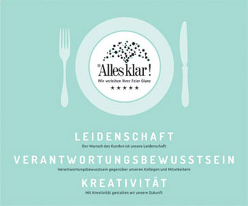 nuernberg@allesklar-verleih.com. Tel. 0911-31 65 04 Wir verleihen Ihrer Feier Glanz... mit diesem Anspruch stehen wir Ihnen an 15 Standorten in Deutschland und Österreich seit 26 Jahren zur Verfügung.