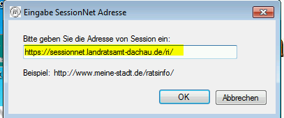 Installation der PC-Variante von Mandatos Rufen Sie zunächst folgende Internetseite in Ihrem Browser auf: http://www.landratsamt-dachau.de/landkreis/politik/mandatosapp.