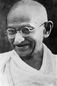 Botschaft von Mahatma Gandhi Wir selbst müssen die Veränderung sein,