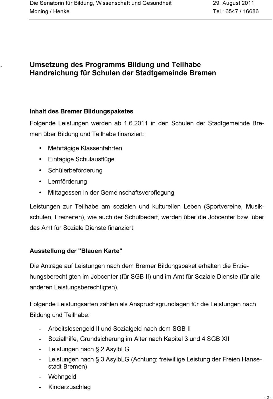 Umsetzung Des Programms Bildung Und Teilhabe Handreichung Fur Schulen Der Stadtgemeinde Bremen Pdf Kostenfreier Download