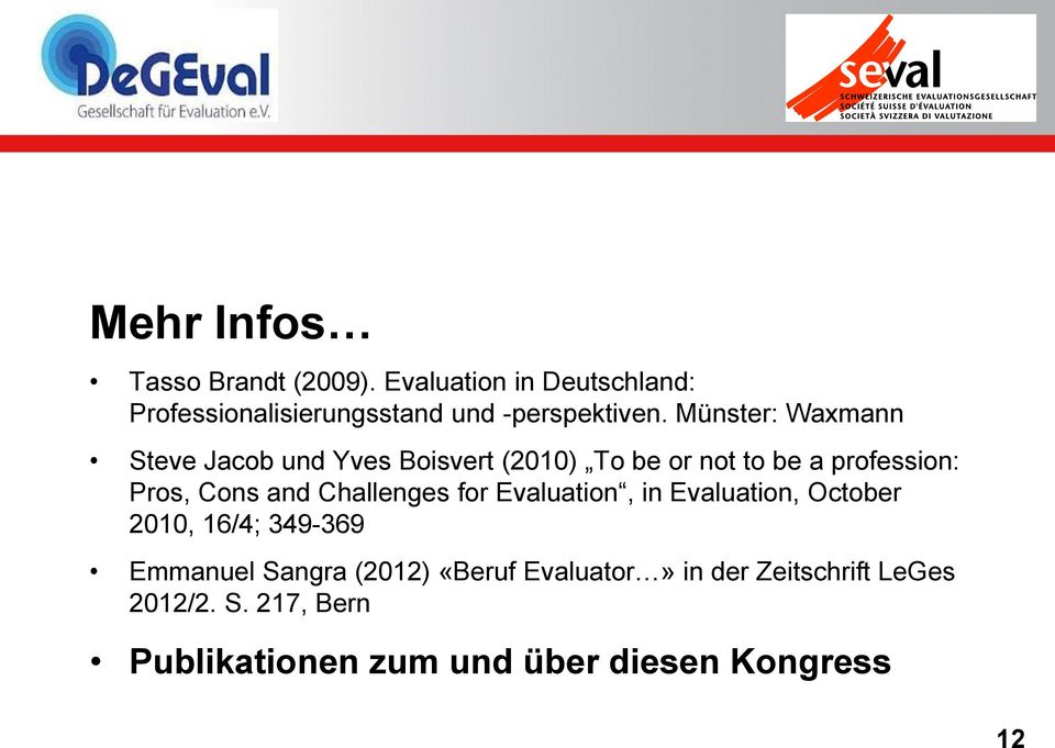 Münster: Waxmann Steve Jacob und Yves Boisvert (2010) To be or not to be a profession: Pros, Cons and