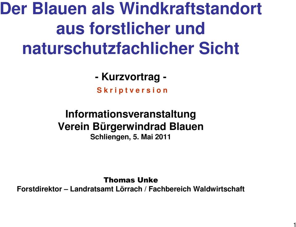 Informationsveranstaltung Verein Bürgerwindrad Blauen Schliengen, 5.