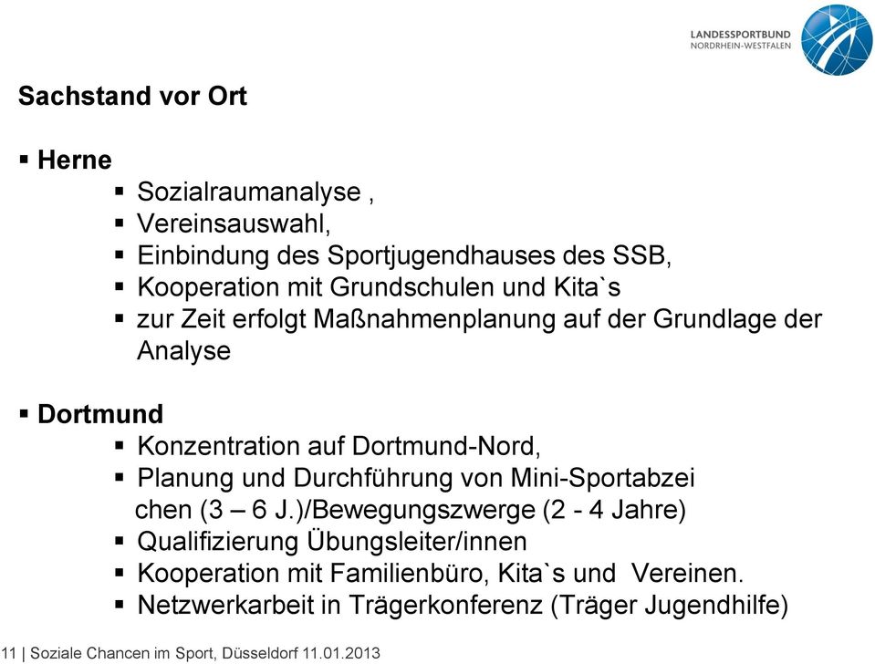 Durchführung von Mini-Sportabzei chen (3 6 J.