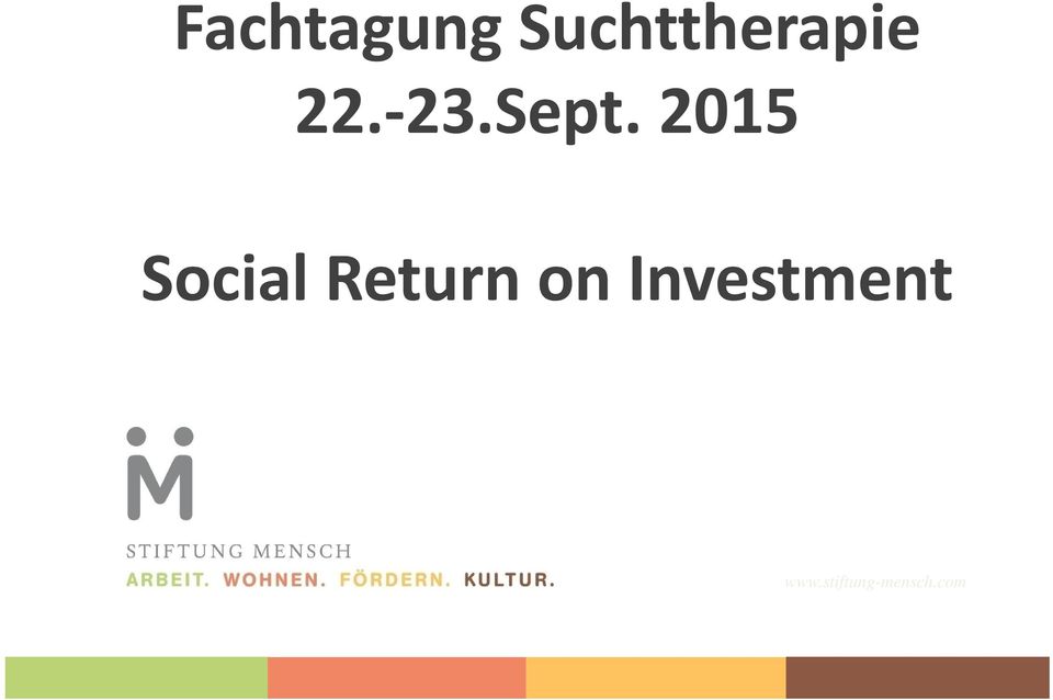 Sept. 2015 SocialReturn