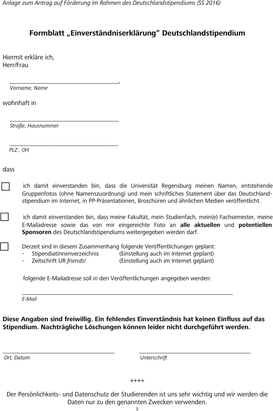 Deutschlandstipendium im Internet, in PP-Präsentationen, Broschüren und ähnlichen Medien veröffentlicht.