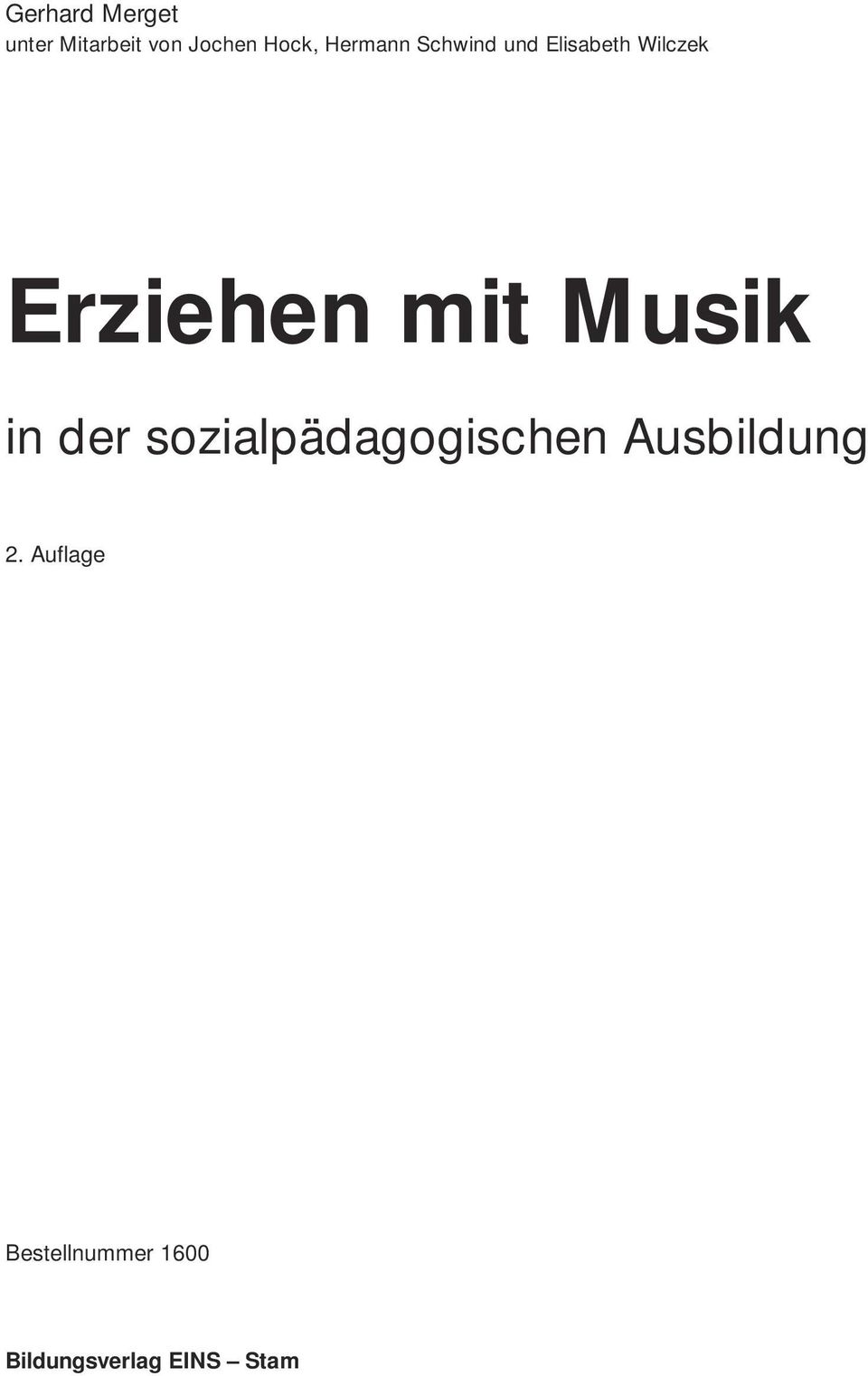 mit Musik in der sozialpädagogischen Ausbildung 2.