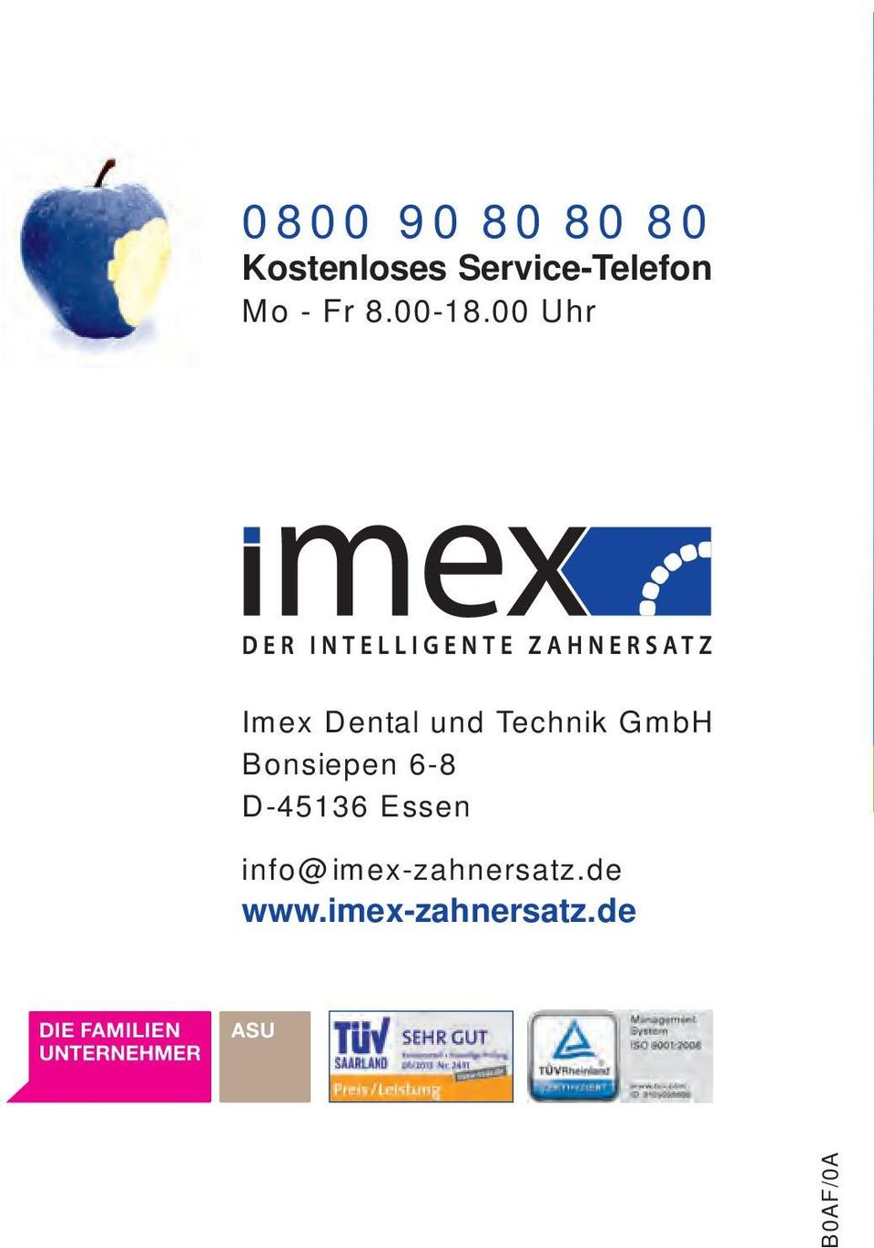00 Uhr Imex Dental und Technik GmbH
